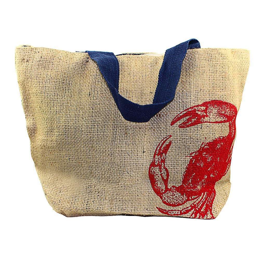 Nautical Jute Sack with Red Crab by The Royal Standard - Country Club Prep