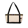 Newport Handbag in White with Red Trim by Ella Vickers - Country Club Prep