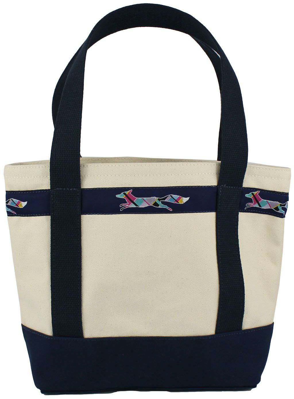 Small Longshanks Tote Bag in Natural Canvas by Country Club Prep - Country Club Prep