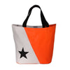 The Abaco Bag in White and Orange by Ella Vickers - Country Club Prep