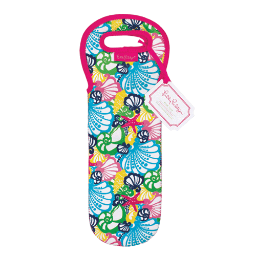 Wine Tote in Chiquita Bonita by Lilly Pulitzer - Country Club Prep