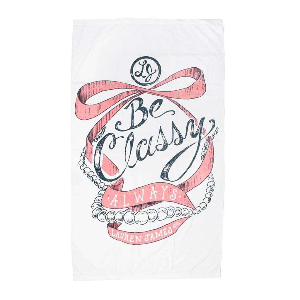 Be Classy Beach Blanket by Lauren James - Country Club Prep