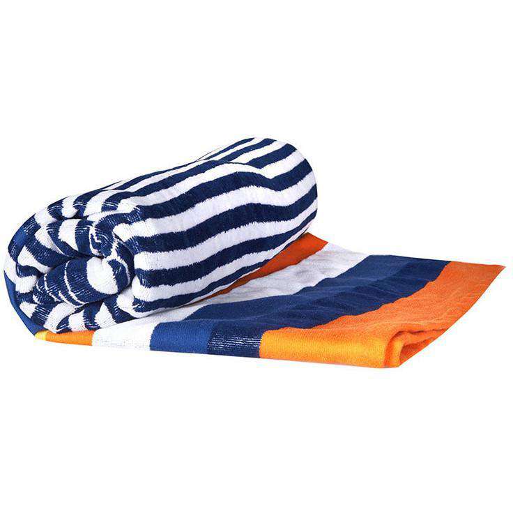 Renishaw Multi Stripe Swim Towel by Barbour - Country Club Prep