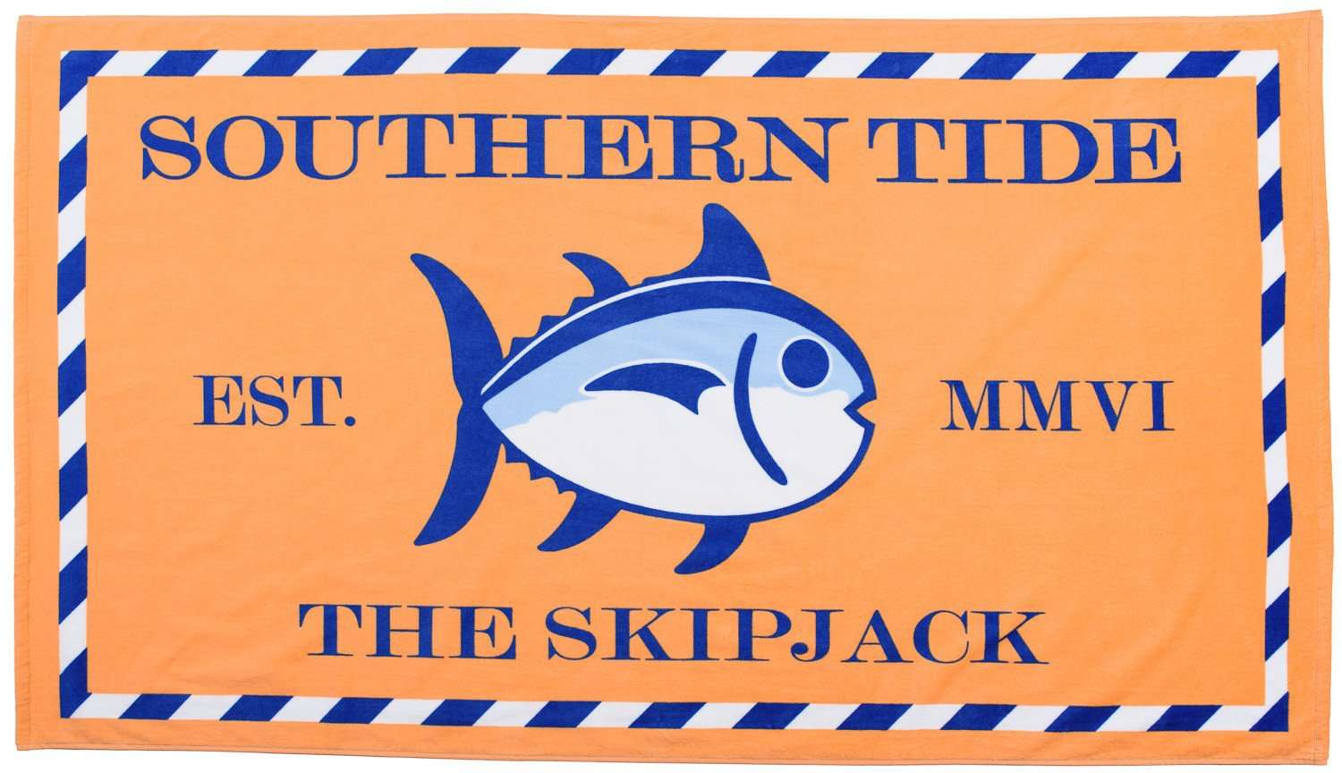 Skipjack Beach Towel in Horizon by Southern Tide - Country Club Prep