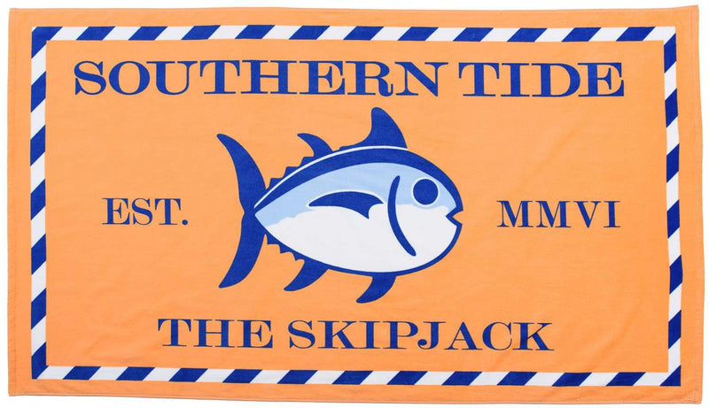 Skipjack Beach Towel in Horizon by Southern Tide - Country Club Prep