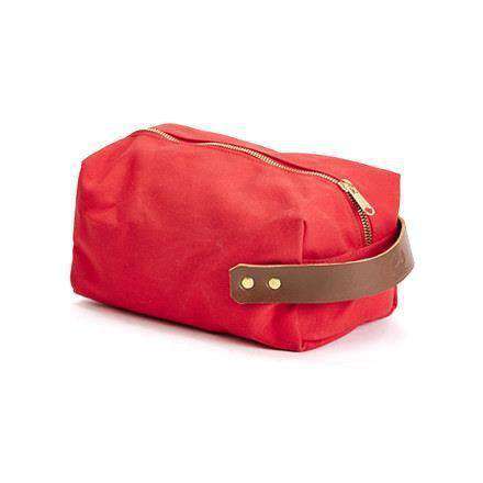 Duck Island Dopp Kit in Fire Red by Blue Claw Co. - Country Club Prep