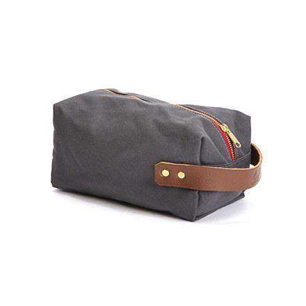 Duck Island Dopp Kit in Smoke by Blue Claw Co. - Country Club Prep