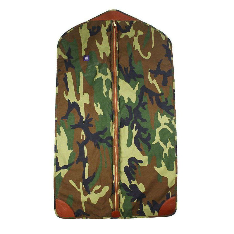 Garment Bag in Camouflage by Res Ipsa - Country Club Prep