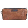 Jackson Toiletry Kit in Cognac American Bison by Trask - Country Club Prep