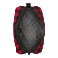 Jackson Toiletry Kit in Red and Black Italian Wool by Trask - Country Club Prep