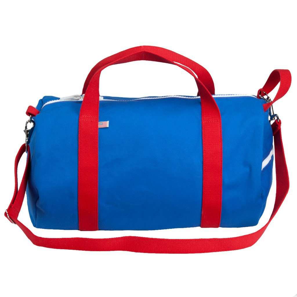 Lake Placid Commuter Duffel in Blue Bird by Hudson Sutler - Country Club Prep