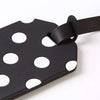 Luggage Tag in Black and Cream Dots by Kate Spade New York - Country Club Prep