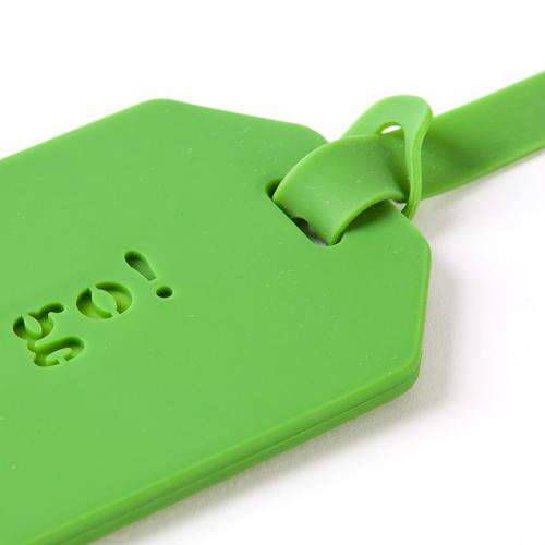 Off We Go Luggage Tag in Green by Kate Spade New York - Country Club Prep