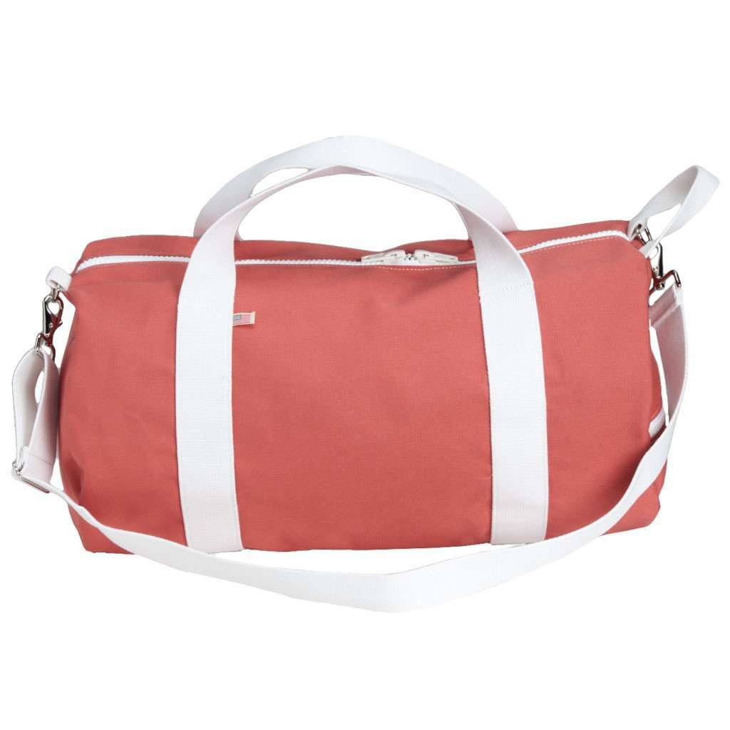 Sconset Weekend Duffel in Red by Hudson Sutler - Country Club Prep