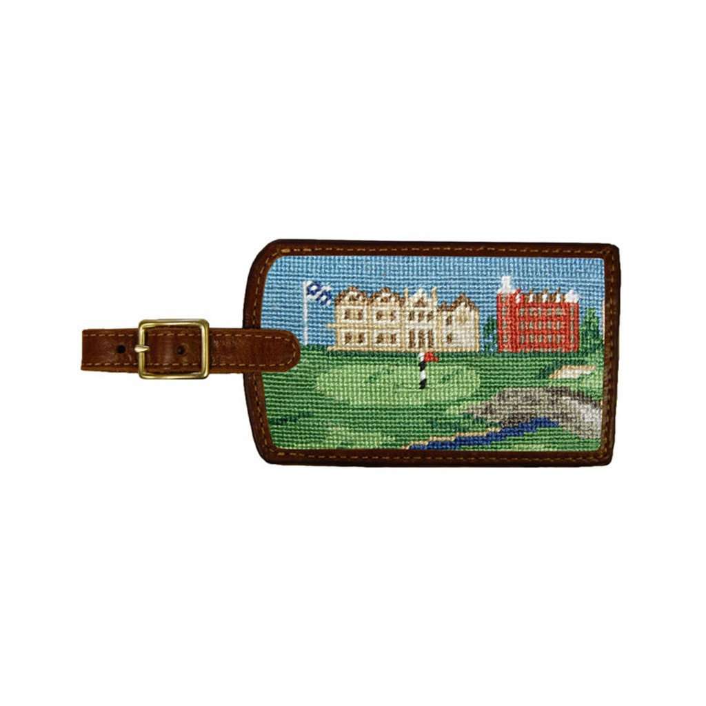 Smathers & Branson St. Andrews Needlepoint Luggage Tag