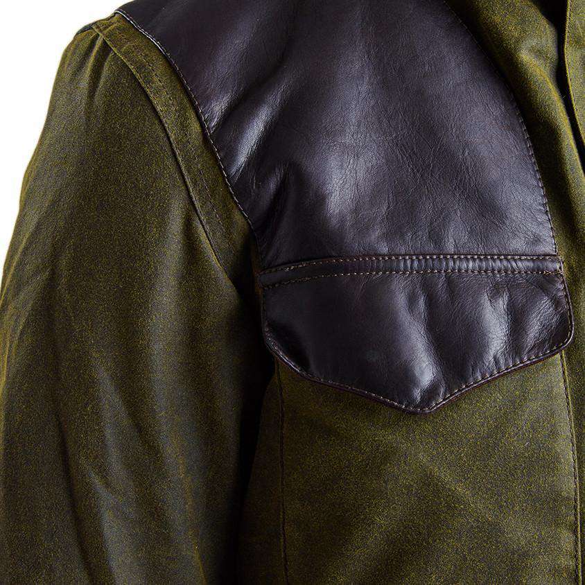 Land Rover Traveller Wax Jacket in Olive by Barbour - Country Club Prep