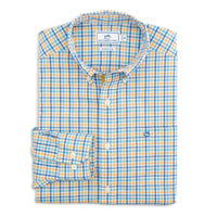 Coastal Passage Triple Gingham Sport Shirt by Southern Tide - Country Club Prep