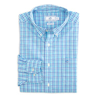 Coastal Passage Triple Gingham Sport Shirt by Southern Tide - Country Club Prep