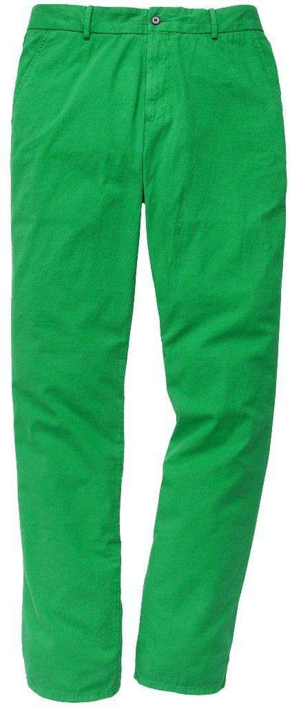 The Campus Pant in True Green by Southern Proper - Country Club Prep