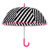 Clear Umbrella in Black Stripes by Kate Spade New York - Country Club Prep