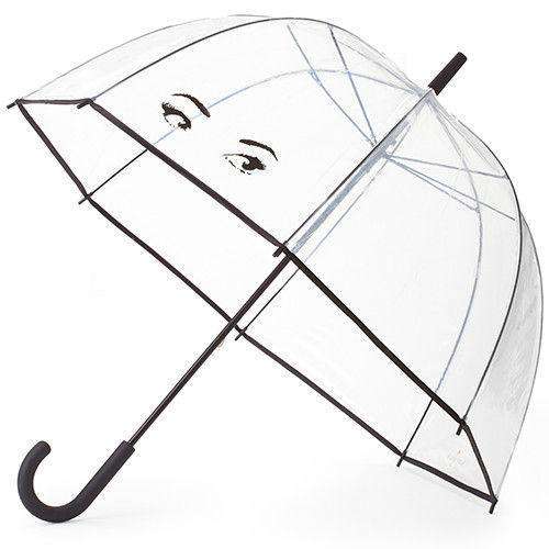 Clear Umbrella in Winking Eyes by Kate Spade New York - Country Club Prep