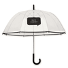 Clear Umbrella With "Rain Check?" by Kate Spade New York - Country Club Prep