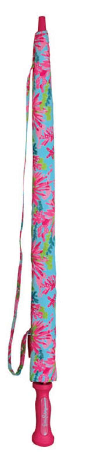 Large Golf Umbrella in Trippin and Sippin by Lilly Pulitzer - Country Club Prep