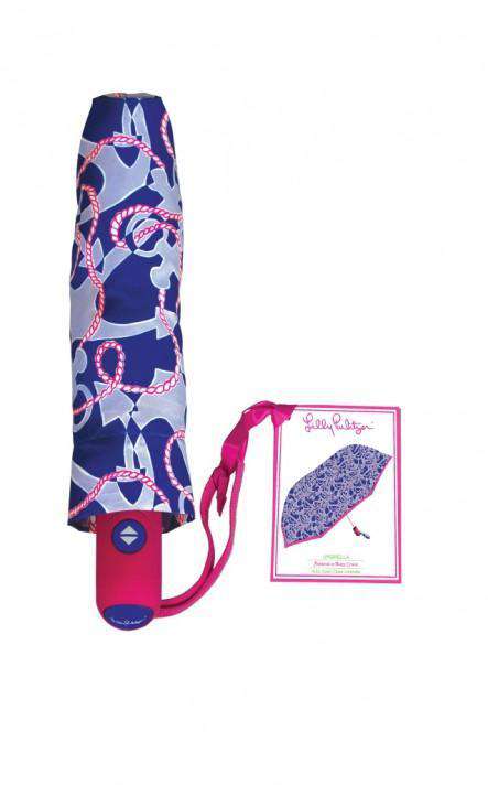 Travel Umbrella in Booze Cruise by Lilly Pulitzer - Country Club Prep