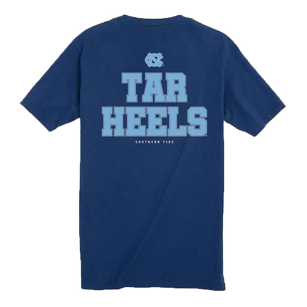 UNC Tar Heels Chant Short Sleeve T-Shirt by Southern Tide - Country Club Prep