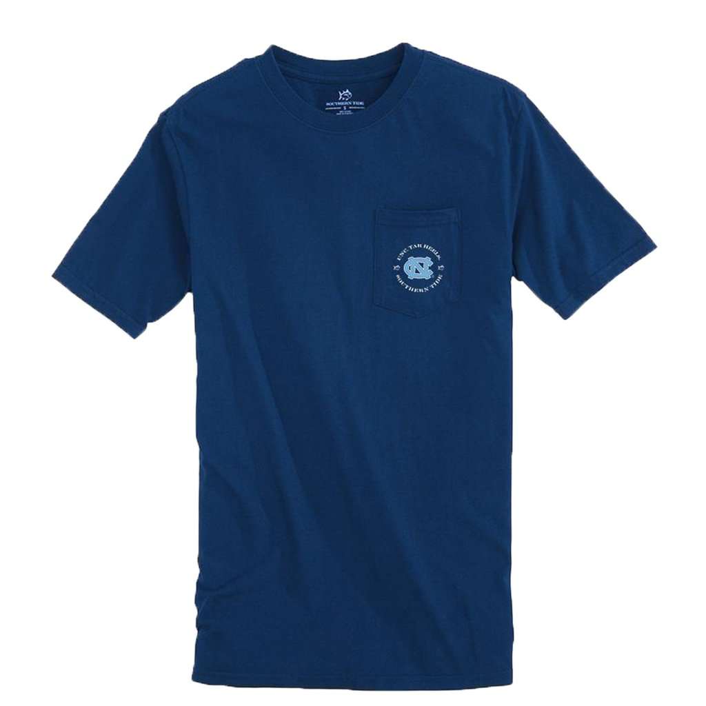 UNC Tar Heels Chant Short Sleeve T-Shirt by Southern Tide - Country Club Prep