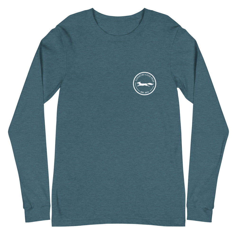 Preppin' Ain't Easy Long Sleeve Tee by Country Club Prep - Country Club Prep