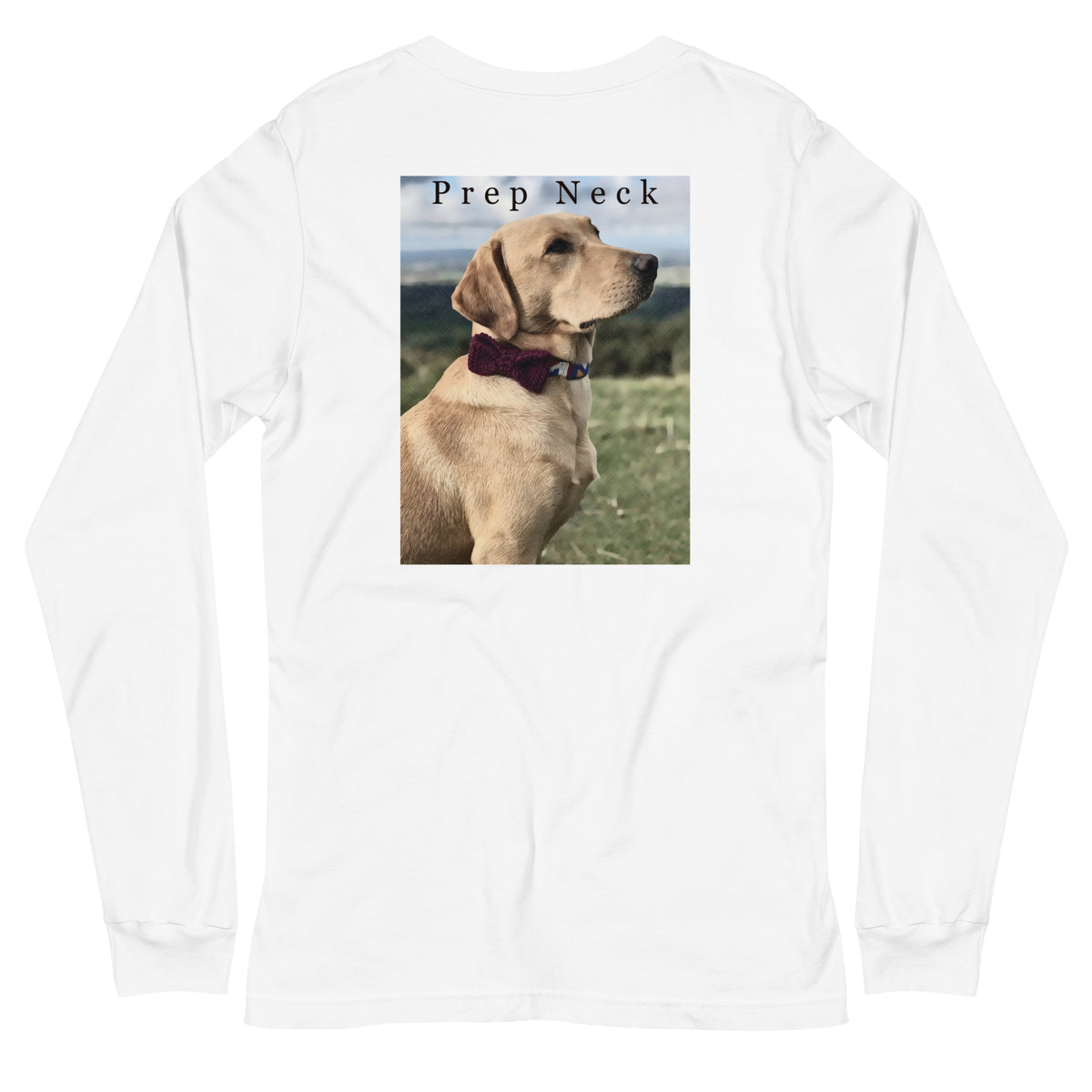 Prep Neck Pup Long Sleeve Tee by Country Club Prep - Country Club Prep