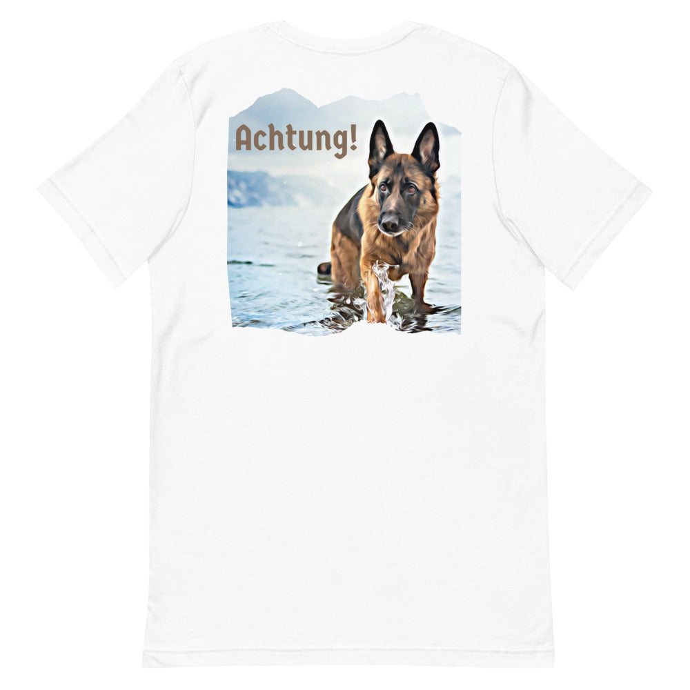 Achtung! German Shepherd Tee by Country Club Prep - Country Club Prep