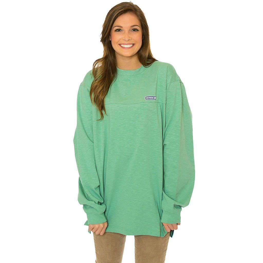 Cotton Club Pullover in Winter Sage Green by The Southern Shirt Co. - Country Club Prep