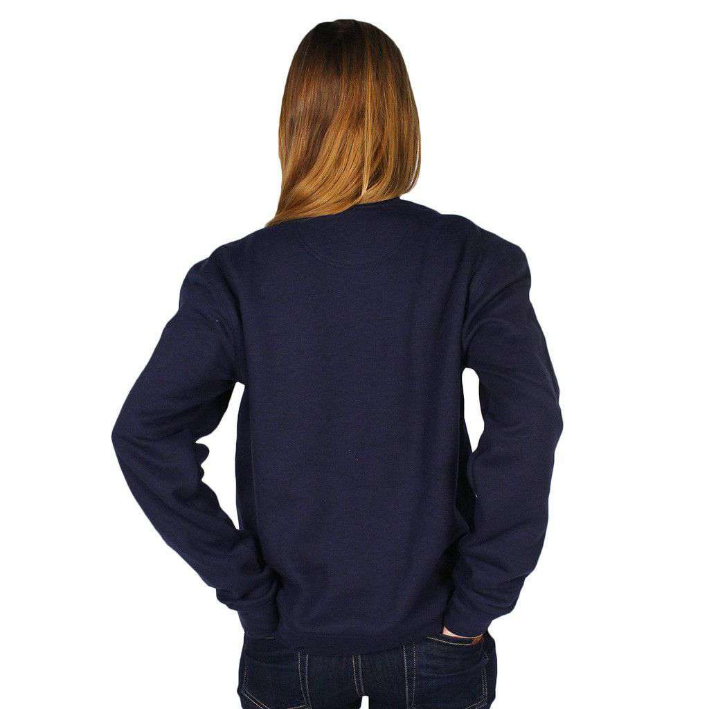 Intramural Hall of Fame Crewneck Sweatshirt in Navy by Rowdy Gentleman - Country Club Prep