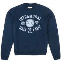 Intramural Hall of Fame Crewneck Sweatshirt in Navy by Rowdy Gentleman - Country Club Prep