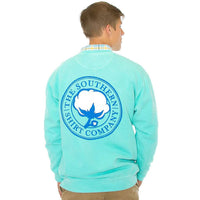 Signature Logo Sweatshirt in Chalky Mint Green by The Southern Shirt Co. - Country Club Prep