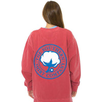 Signature Logo Sweatshirt in Crimson by The Southern Shirt Co. - Country Club Prep