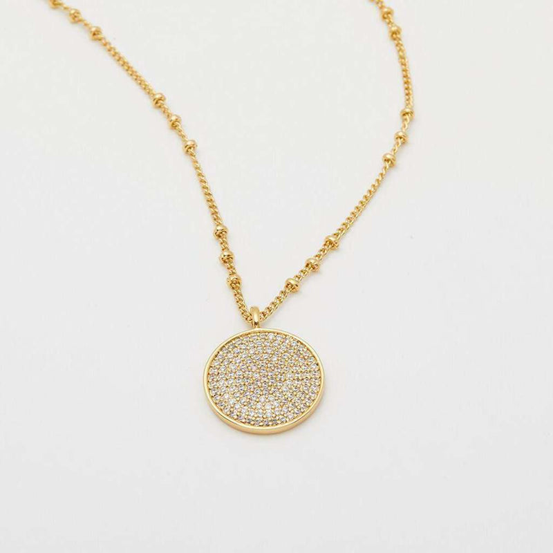 Pristine Coin Necklace by Gorjana - Country Club Prep