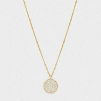 Pristine Coin Necklace by Gorjana - Country Club Prep