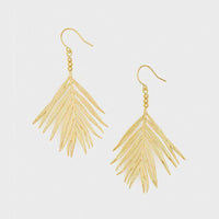 Palm Drop Earrings by Gorjana - Country Club Prep