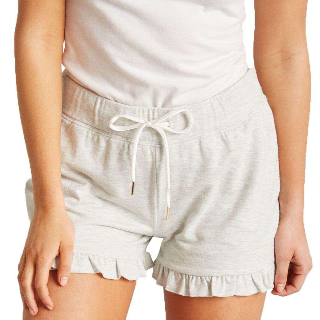 Aubrey Ruffle Hem Short by Lauren James - Country Club Prep