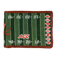 UVA Scott Stadium Needlepoint Wallet by Smathers & Branson - Country Club Prep