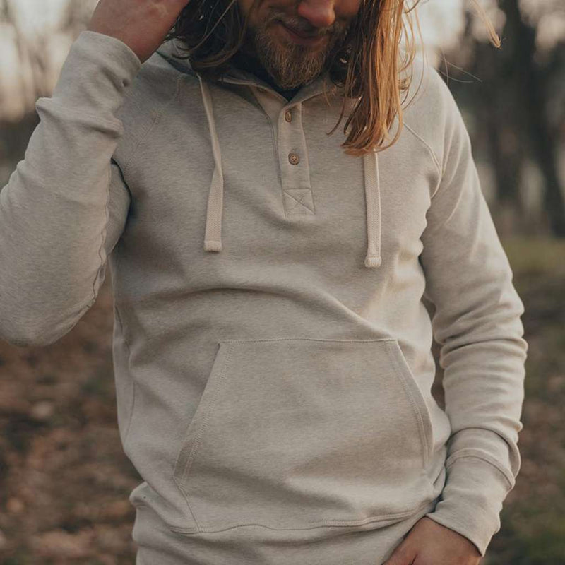 Puremeso Hoodie in Stone by The Normal Brand - Country Club Prep