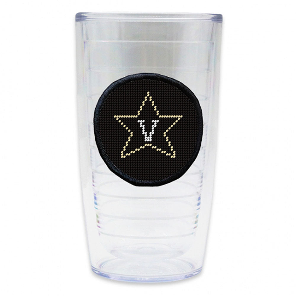 Vanderbilt University Needlepoint Tumbler by Smathers & Branson - Country Club Prep