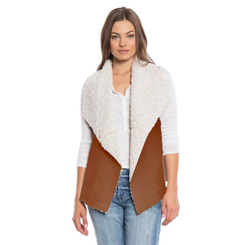 Viskan Shearling Snap Vest by Nordic Fleece - Country Club Prep