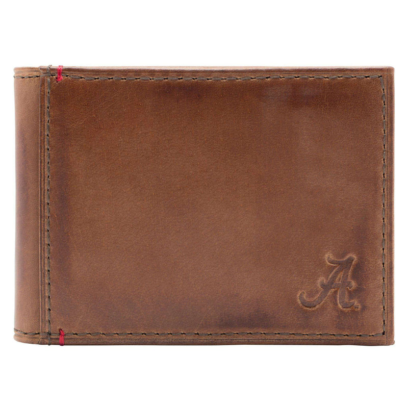 Alabama Crimson Tide Campus Flip Bifold Front Pocket Wallet by Jack Mason - Country Club Prep