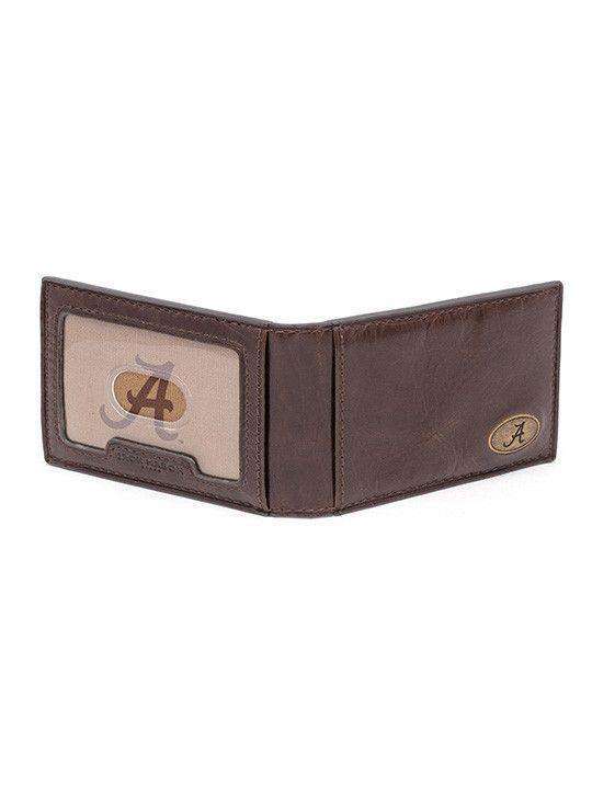 Alabama Crimson Tide Legacy Flip Bifold Front Pocket Wallet by Jack Mason - Country Club Prep