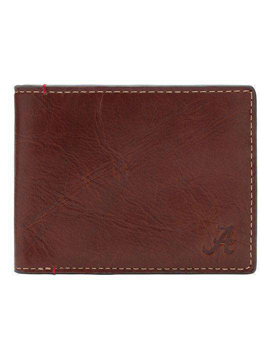 Alabama Hangtime Slim Bifold Wallet by Jack Mason - Country Club Prep