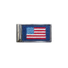 American Flag Needlepoint Money Clip by Smathers & Branson - Country Club Prep